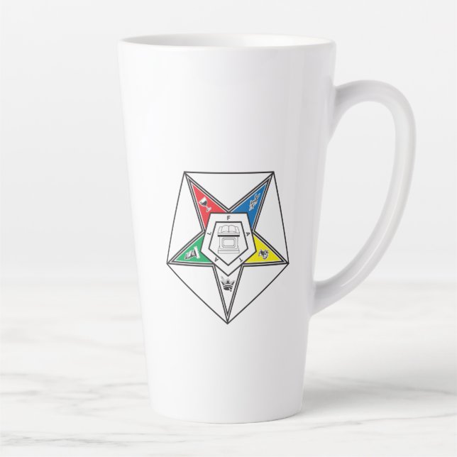 Emblem des Order of the Eastern Star Milchtasse (Rechts)