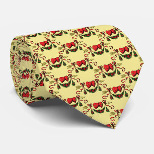 Emblem des Red Hearts Wappen Krawatte