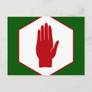 Emblem-Flagge des Vereinigten Königreichs Postkarte