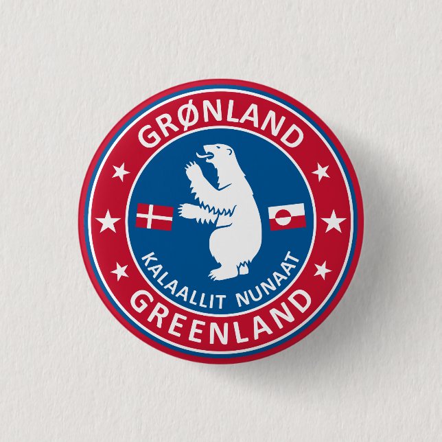 Emblem Grönlands Button (Vorderseite)