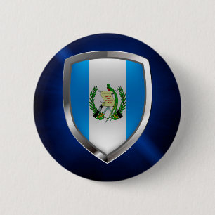 Emblem Guatemalas Mettalic Button