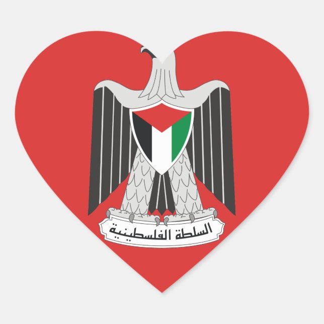 Emblem Herz-Aufkleber (Vorderseite)