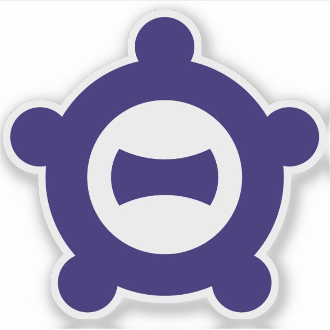 Emblem Ichinomiya, Aichi, Japan Aufkleber (Vorderseite)