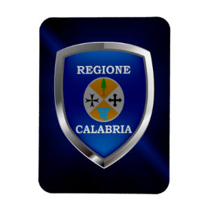 Emblem Kalabriens Mettalic Magnet