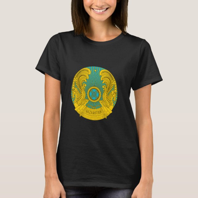 Emblem Kasachstans T-Shirt (Vorderseite)