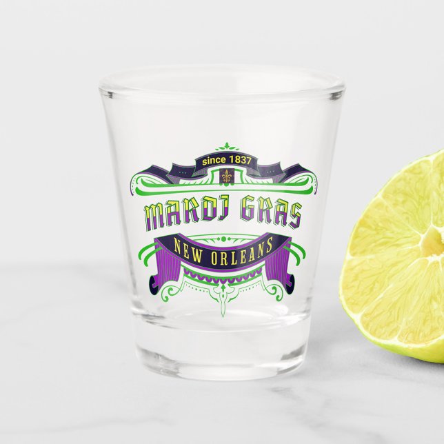 Emblem Mardi Gras 1837 Schnapsglas (Von Creator hochgeladen)