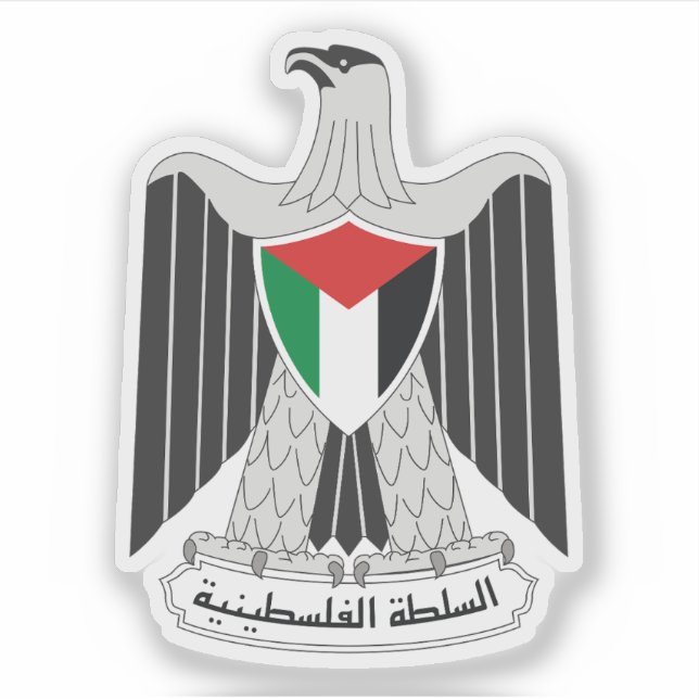 Emblem of the Palestinian Authority (1994–present) Aufkleber (Vorderseite)