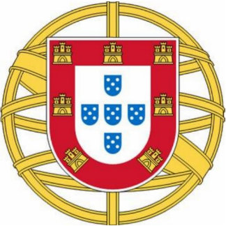 Emblem Portugals Fotoskulptur Schlüsselanhänger