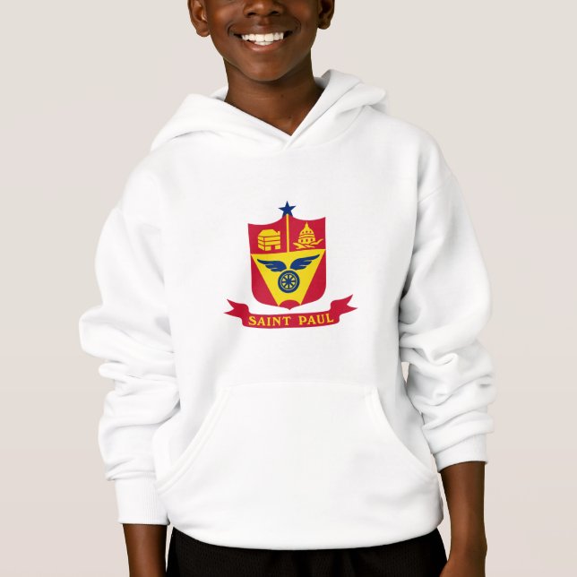Emblem St. Paul, Minnesota Hoodie (Vorderseite)