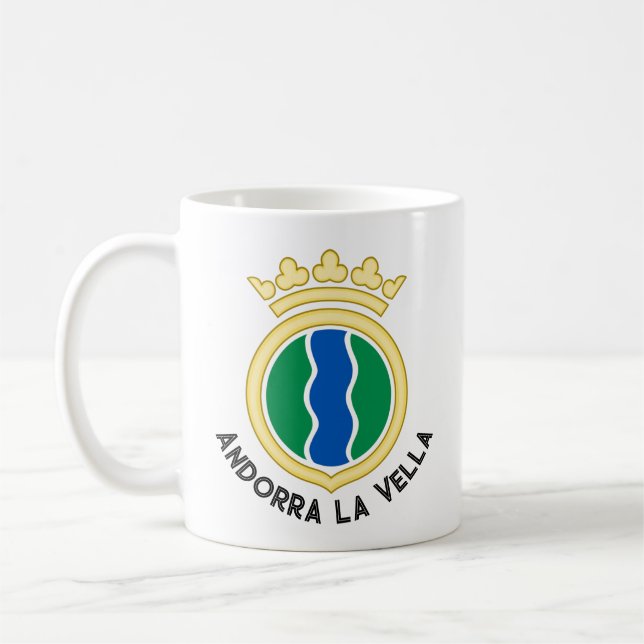 Emblem von Andorra la Vella Kaffeetasse (Links)