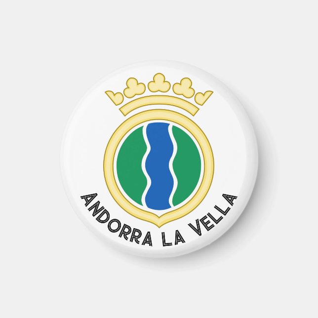 Emblem von Andorra la Vella Magnet (Vorne)