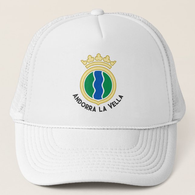 Emblem von Andorra la Vella Truckerkappe (Vorderseite)