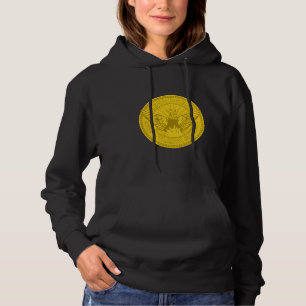 Emblem von Atlanta, Georgia Hoodie