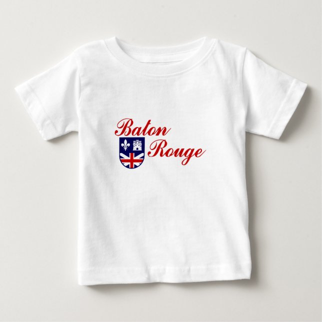 Emblem von Baton Rouge, Louisiana Baby T - Shirt (Vorderseite)