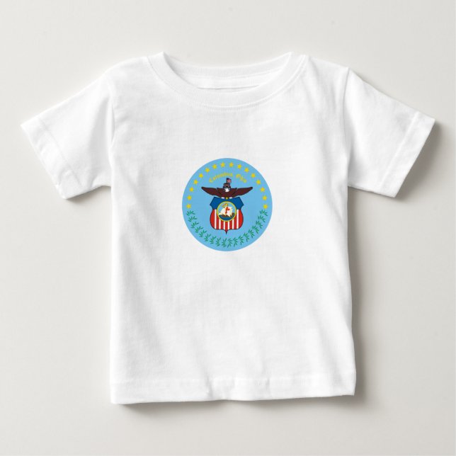 Emblem von Columbus, Ohio Baby T - Shirt (Vorderseite)