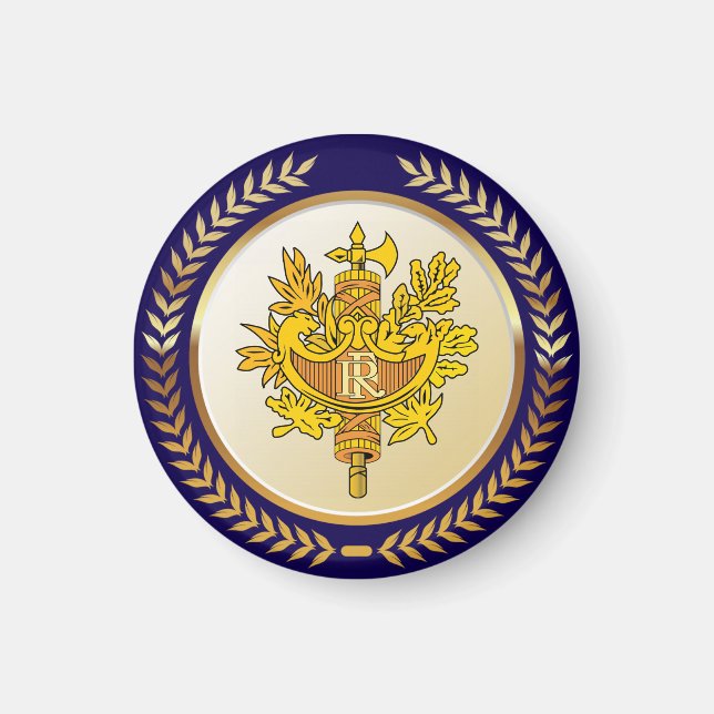 Emblem von Frankreich Magnet (Vorne)