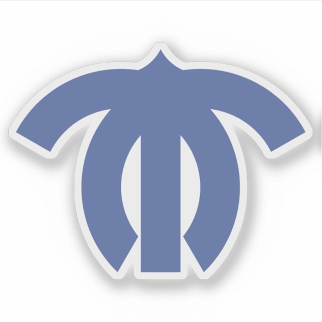 Emblem von Ichihara, Chiba, Japan Aufkleber (Vorderseite)