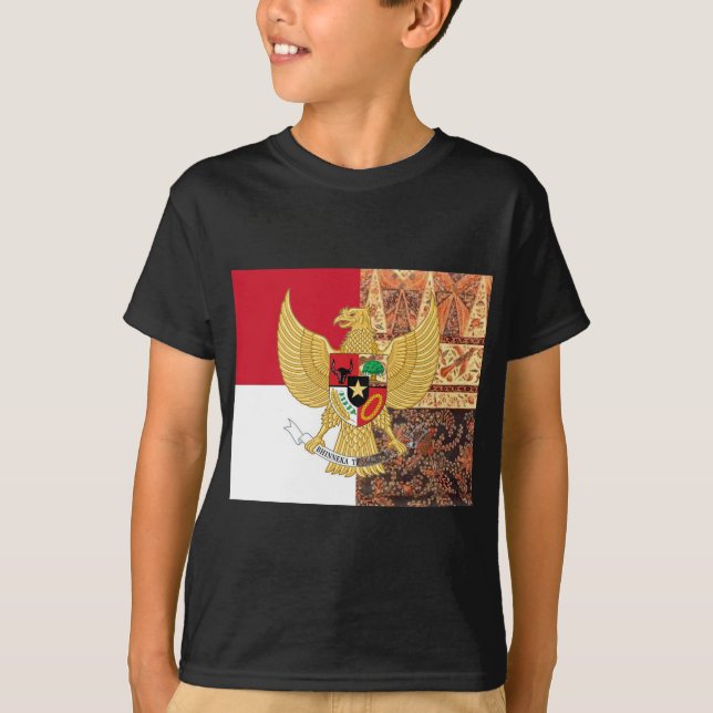 Emblem von Indonesien - Garuda Pancasila T-Shirt (Vorderseite)