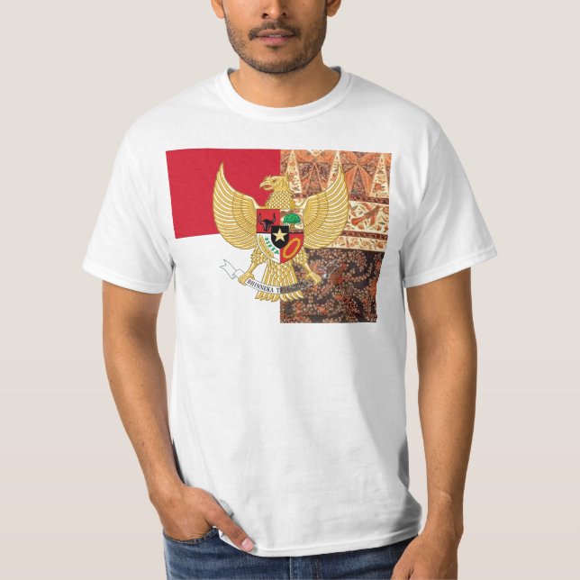 Emblem von Indonesien - Garuda Pancasila T-Shirt (Vorderseite)
