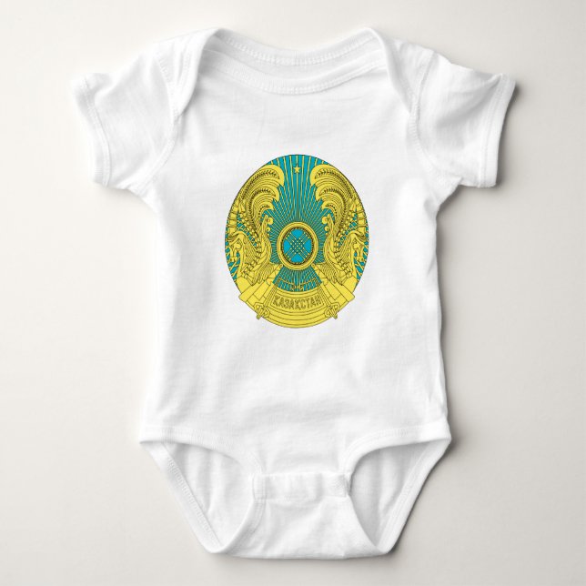 Emblem von Kasachstan Baby Strampler (Vorderseite)