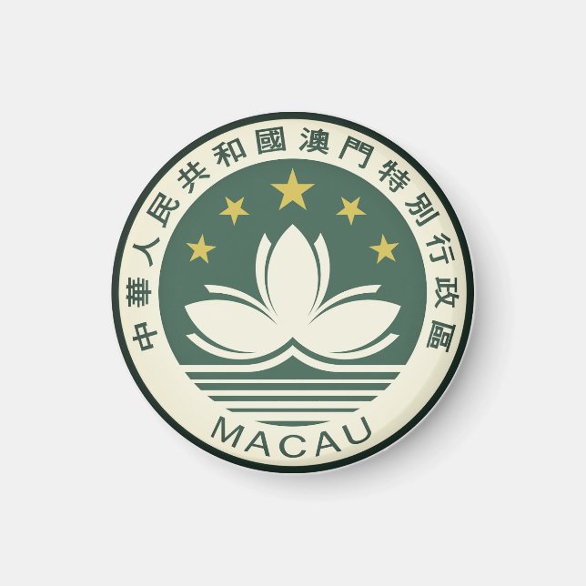 Emblem von Macau Magnet (Vorne)