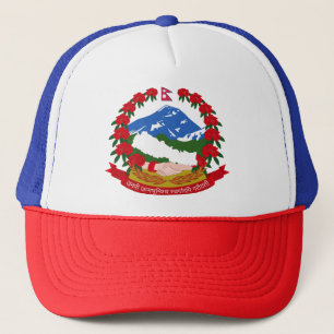 Emblem von Nepal-Hut Truckerkappe