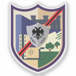 Emblem von Peshkopi, Albanien Aufkleber