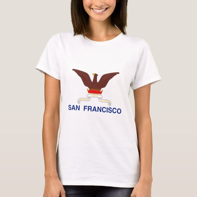 Emblem von San Francisco, Kalifornien, T - Shirt (Vorderseite)