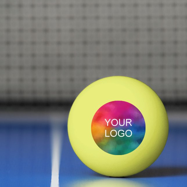 Emblem-Vorlage für individuell anpassbare Firmenlo Tischtennisball (Netto)