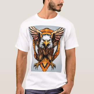 Emblème d'aigle en cristal dynamique T-shirt - Spi