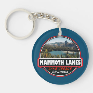 Emblème d'art de voyage de Mammoth Lakes Californi