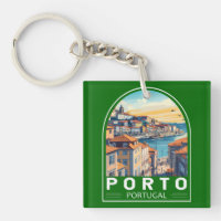 Emblème d'art touristique Porto Portugal