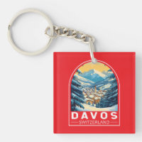 Emblème d'art voyage Davos Suisse