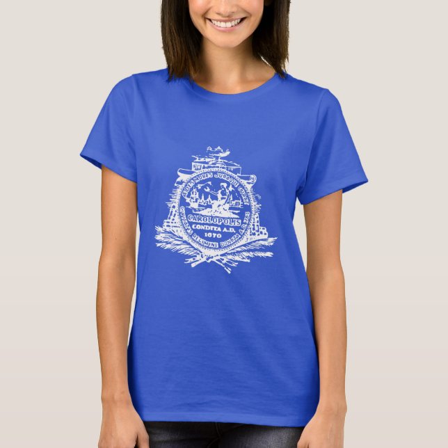 Emblème de Charleston, T-shirt de Caroline du Sud (Devant)