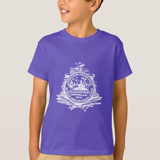 Emblème de Charleston, T-shirt de Caroline du Sud (Devant)