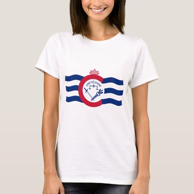 Emblème de Cincinnati, Ohio T-Shirt (Devant)