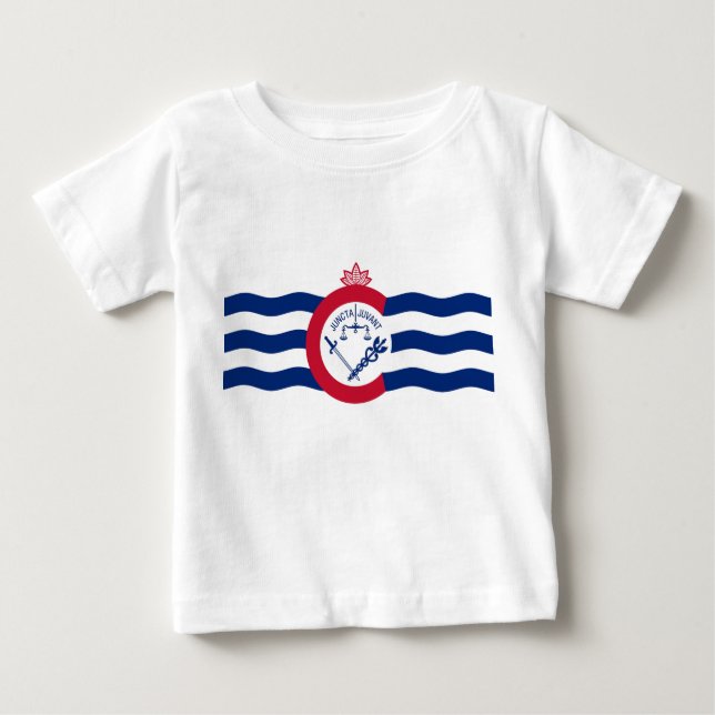 Emblème de Cincinnati, T-shirt bébé de l'Ohio (Devant)