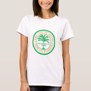 Emblème de Miami, Floride T-Shirt