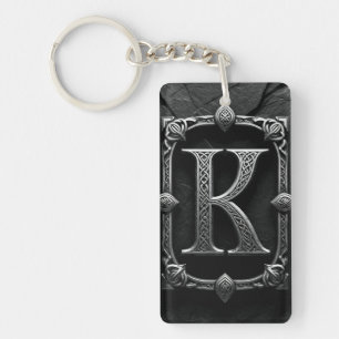 ⚫ Emblème de monogramme de lettre celtique K ⚫