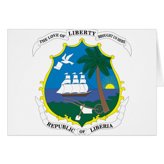 emblème du liberia (Devant horizontal)
