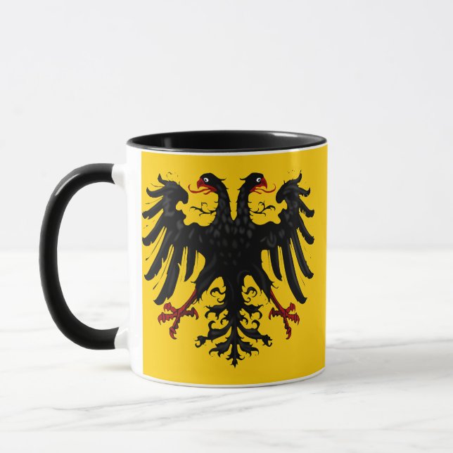 Emblème du Saint Empire Romain sur la Mug jaune (Gauche)