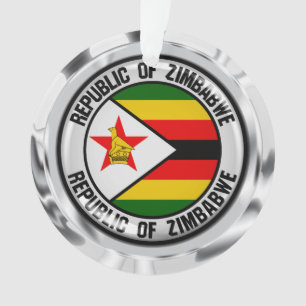 Emblème du Zimbabwe Round