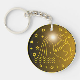 Emblème du Zodiaque Verseau   Symbole Céleste Mini