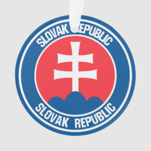 Emblème rond de la Slovaquie