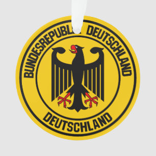 Emblème rond de l'Allemagne