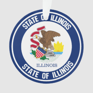 Emblème rond de l'Illinois