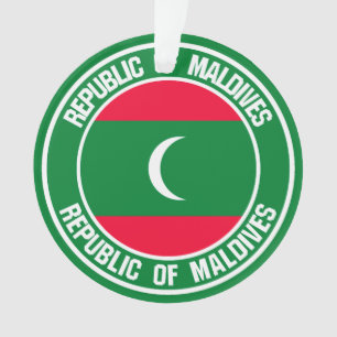Emblème rond des Maldives