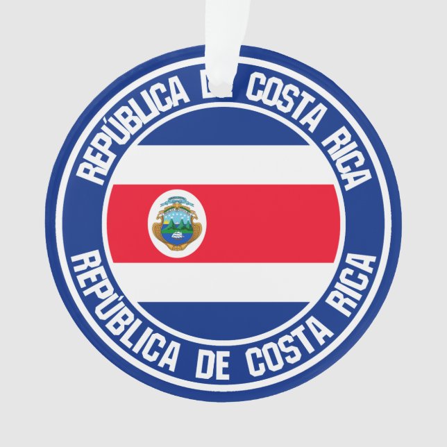 Emblème rond du Costa Rica (devant)