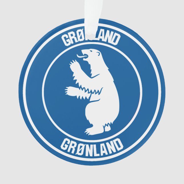 Emblème rond du Groenland (devant)