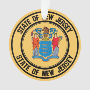 Emblème rond du New Jersey